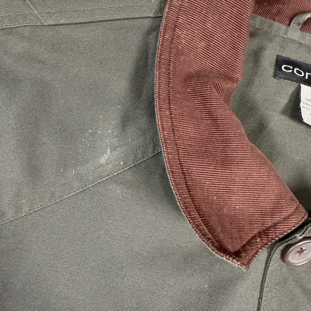 Vintage Concurve Windstopper Jacket Mens XXL Green Cotton Chore Coat